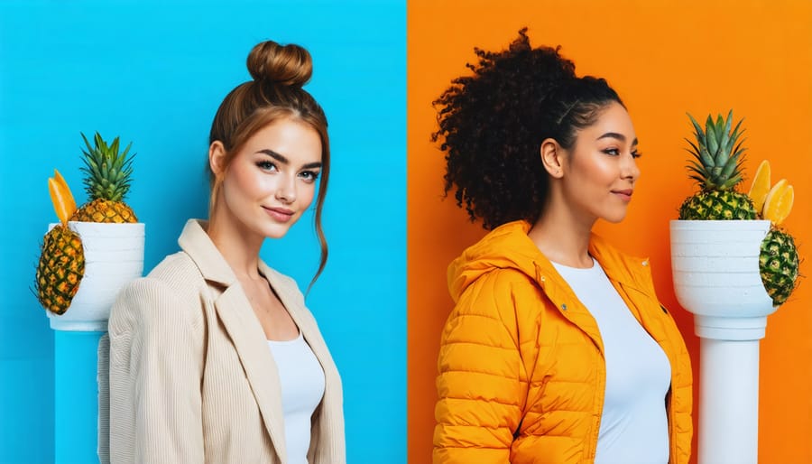 Four-panel grid showing different types of niche micro-influencers in action