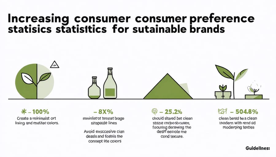 Chart displaying rising consumer preference trends for environmentally conscious companies