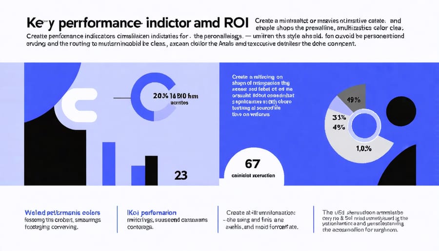 Visual representation of personalization KPIs and ROI measurement framework